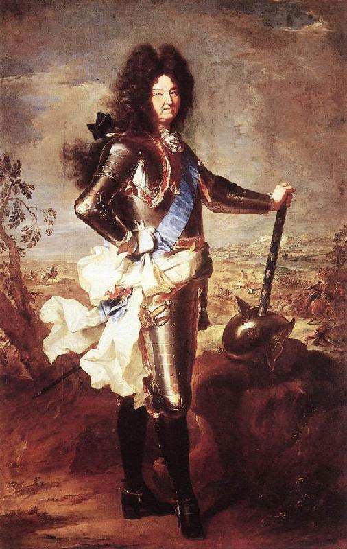 RIGAUD, Hyacinthe Portrait of Louis XIV France oil painting art